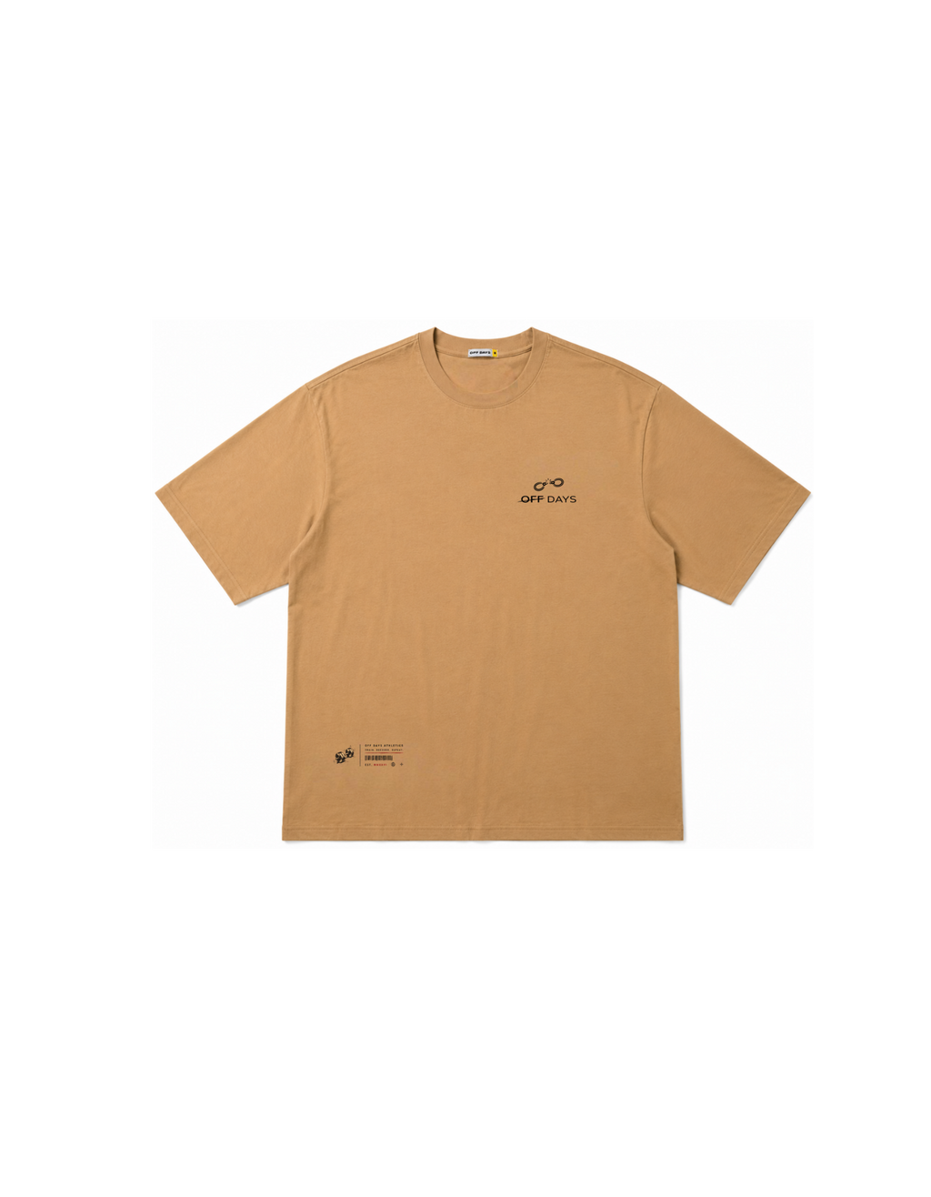 No Pain Just Gain Oversized T-Shirt - Beige